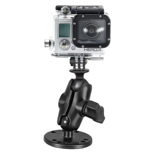 RAM® Drill-Down Double Ball Mount with Universal Action Camera Adapter - Bild 3